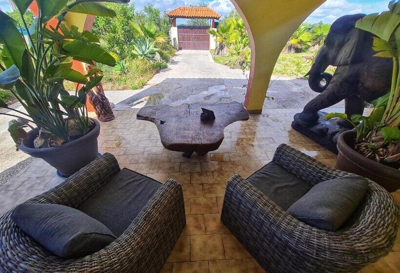 דירת חדר עם טרסה, Villa Paraiso Naturism Optional Adults Only