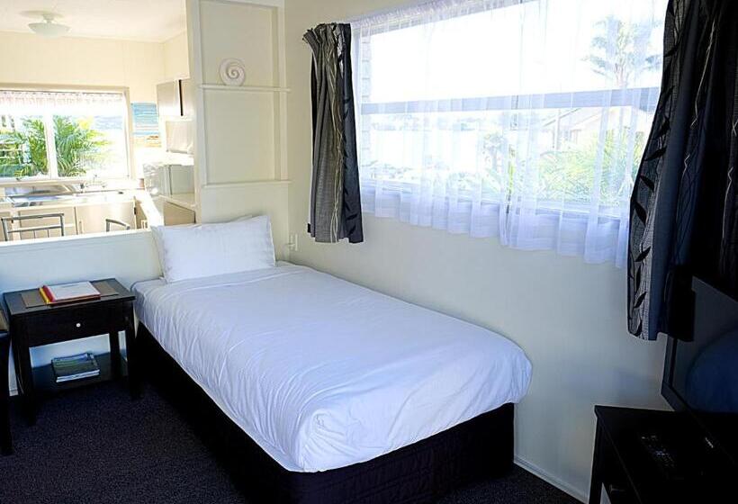 חדר משפחתי נוף לים, Tairua Shores Motel