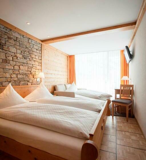 标准三人间, Berghotel Trübsee Accessible Only By Cable Car