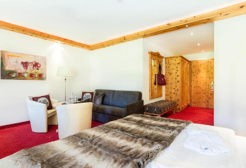 غرفة ديلوكس, Chasa Castello Relax & Spa