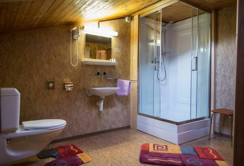 标准单人间共用浴室, Restaurant Bergheim