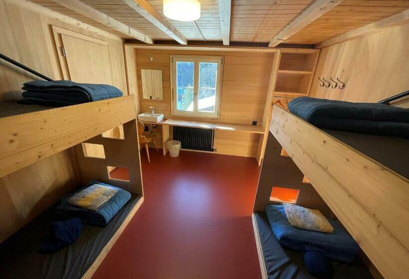 Номер Стандарт Четырехместный Совместный Санузел, Naturfreunde Hostel Grindelwald