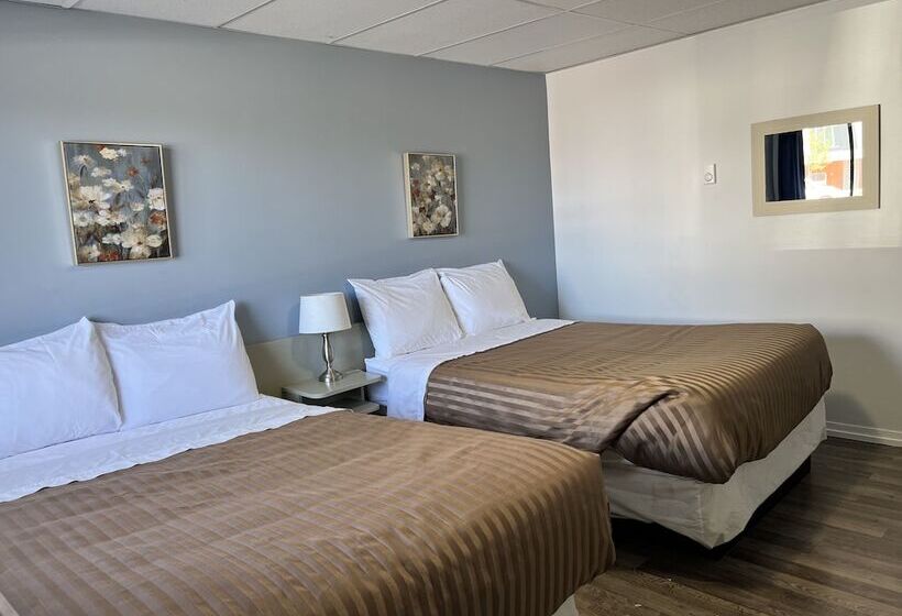 스탠다드 룸 더블 침대 2개, Departure Bay Motel