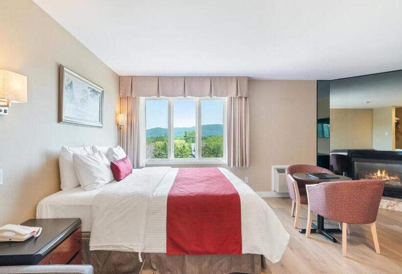 Deluxe-huone King-vuode, Bromont