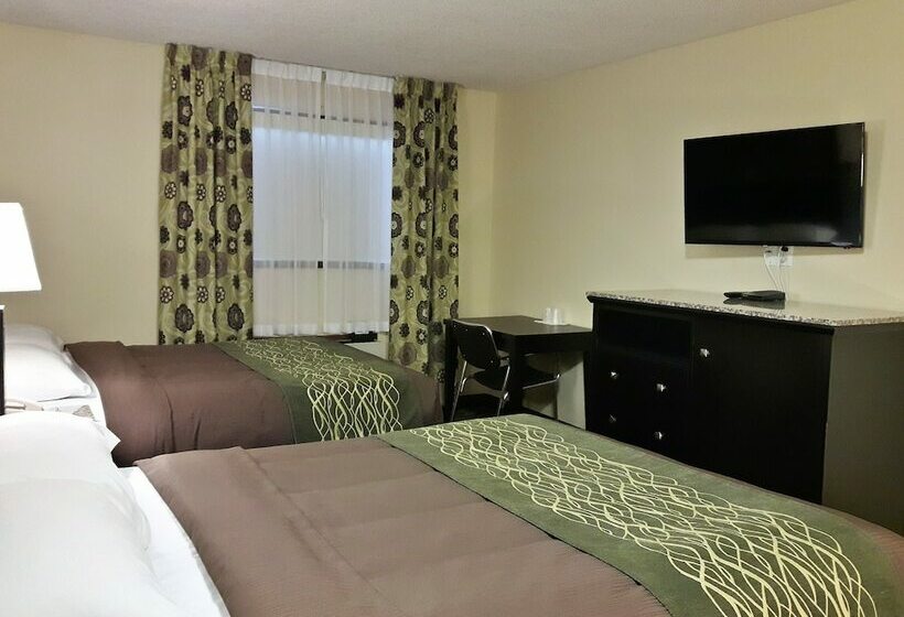 غرفه قياسيه سريرين مزدوجين, Lacombe Motor Inn