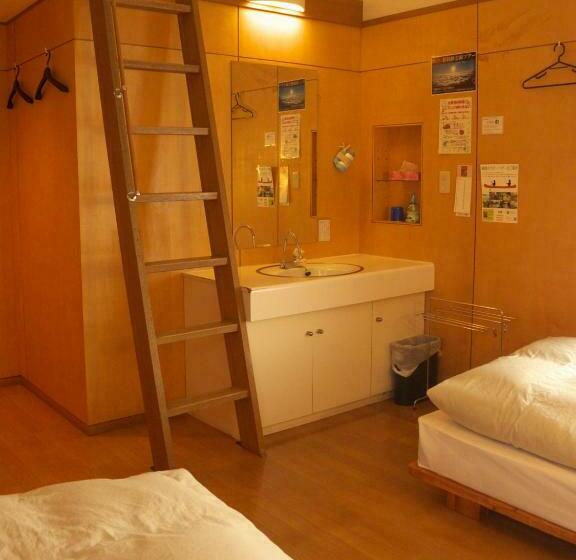 标准三人间共用浴室, Kussharo Genya Youth Guesthouse