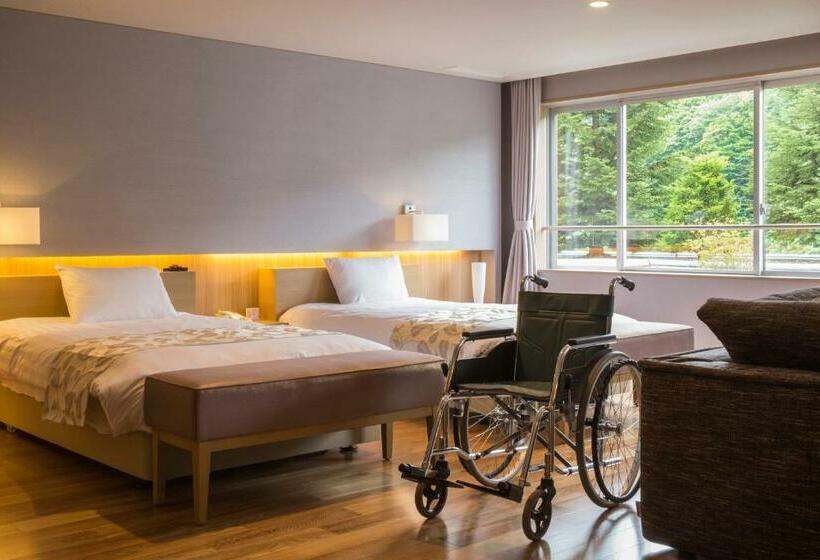 חדר סטנדרט מותאם לאדם עם מוגבלויות, Midorinokaze Resort Kitayuzawa