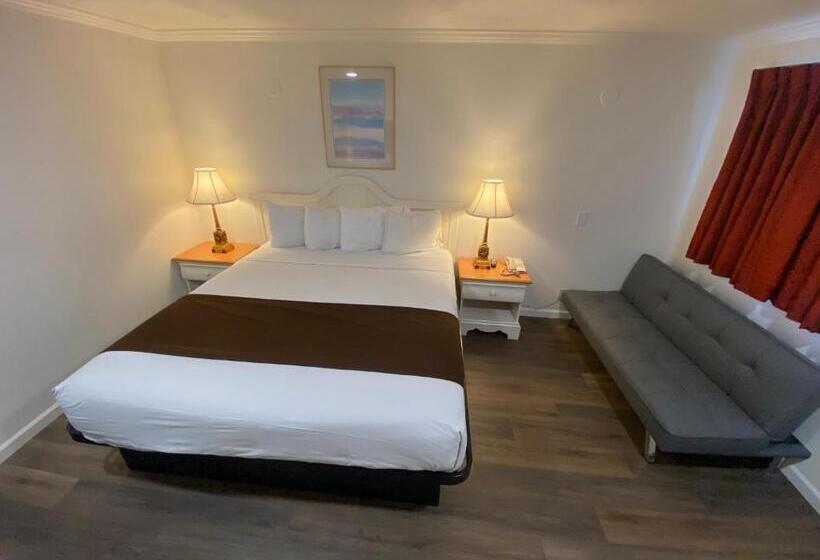 キングサイズベッドのデラックスルーム, American Inn   Grover Beach   Pismo Beach