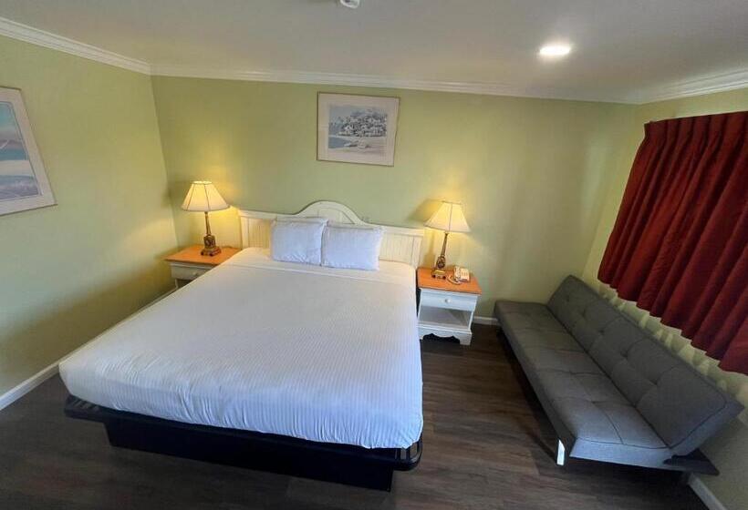 キングサイズベッドのデラックスルーム, American Inn   Grover Beach   Pismo Beach