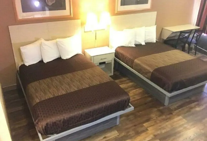 2ダブルベッドのスタンダードルーム, River Valley Motor Inn