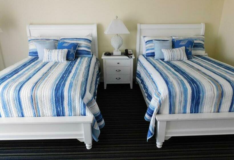 ２ダブルベッドのスタンダードルーム, Surf & Sand Beach Motel