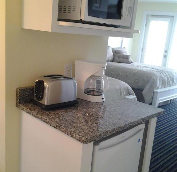 اتاق استاندارد با بالکن و چشمانداز دریا, Surf & Sand Beach Motel