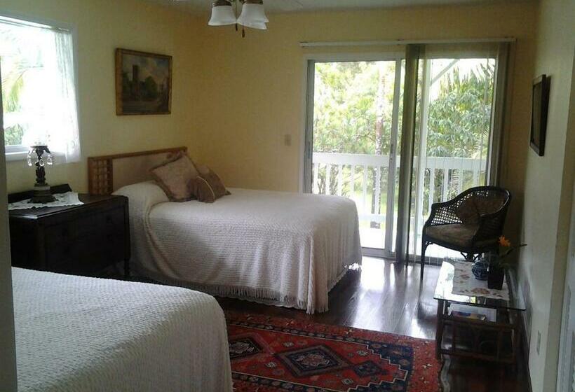 带2个双人床的标准工作室, Lava Tree Tropic Inn