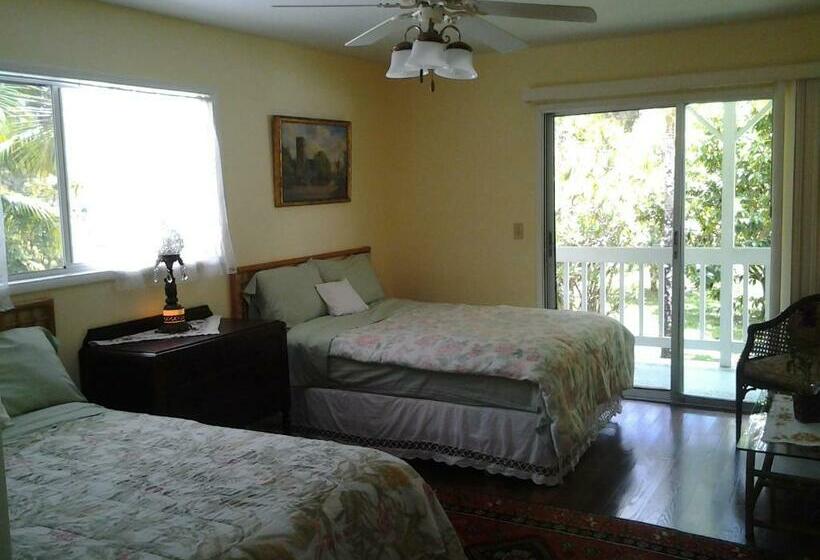 带2个双人床的标准工作室, Lava Tree Tropic Inn