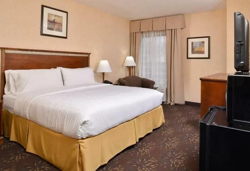 キングサイズベッドのスタンダードルーム, Holiday Inn Express Hotel & Suites West Chester, An Ihg