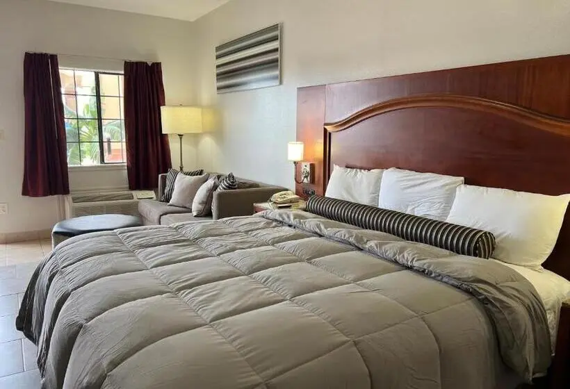 キングサイズベッドのデラックスルーム, Casa Rosa Inn