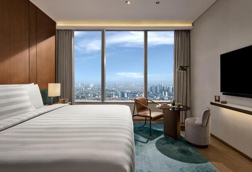 חדר דחוקס עם מיטת קינג, Pan Pacific Jakarta