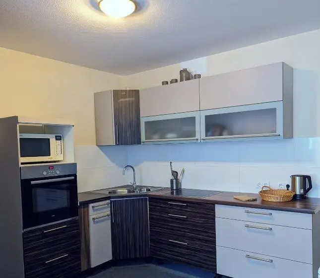 ファミリールーム, Room In Guest Room 2 Room Apartment With Its Own Kitchen And Bathroom