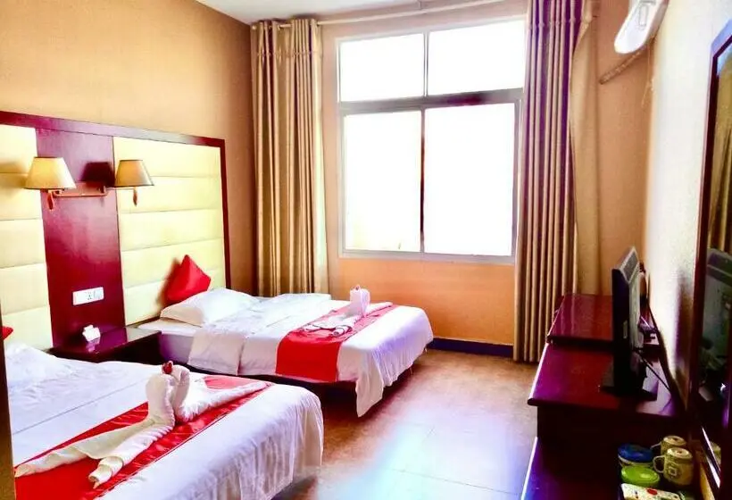 リバービュースタンダードルーム, Xishuangbanna Aerial Garden Daijiangnan Mekong River South Business