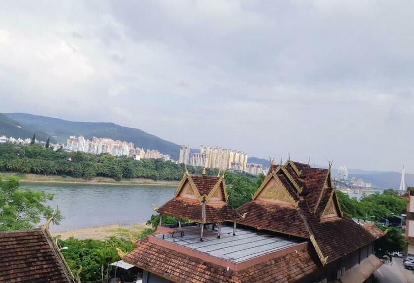 Номер Стандарт Вид на Реку, Xishuangbanna Aerial Garden Daijiangnan Mekong River South Business