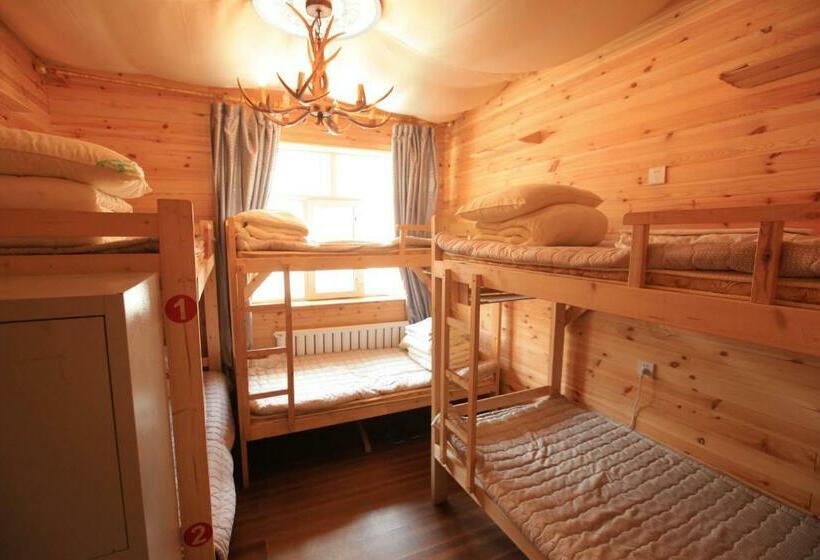Кровать в Общей Комнате, Manzhouli Volga River International Youth Hostel