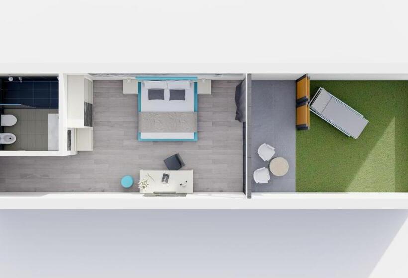 标准间带湖景, La Fiorita