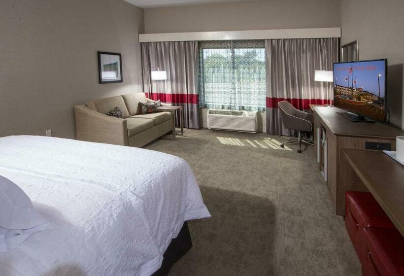 身障者適用キングサイズベッドルーム, Hampton Inn & Suites Buellton/santa Ynez Valley