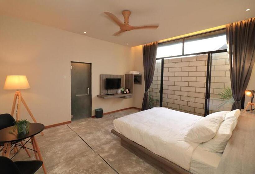 غرفة ديلوكس مزودة بتراس, Laman Sentosa Boutique Residence