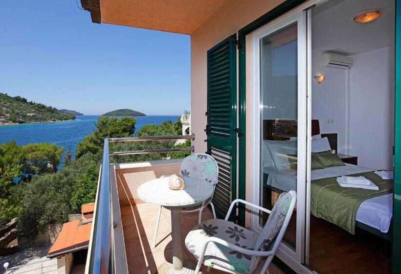 إستوديو قياسى مطل على البحر مزوَّد بشرفة, Apartments Vala