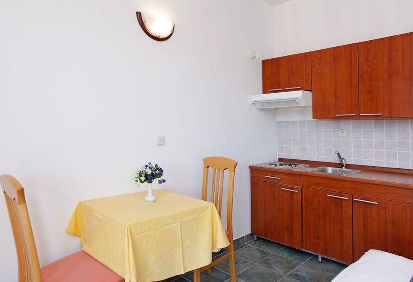 إستوديو قياسى مطل على البحر مزوَّد بشرفة, Apartments Vala