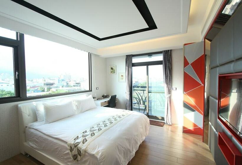 标准间带双人床, Hualien Flora B&b