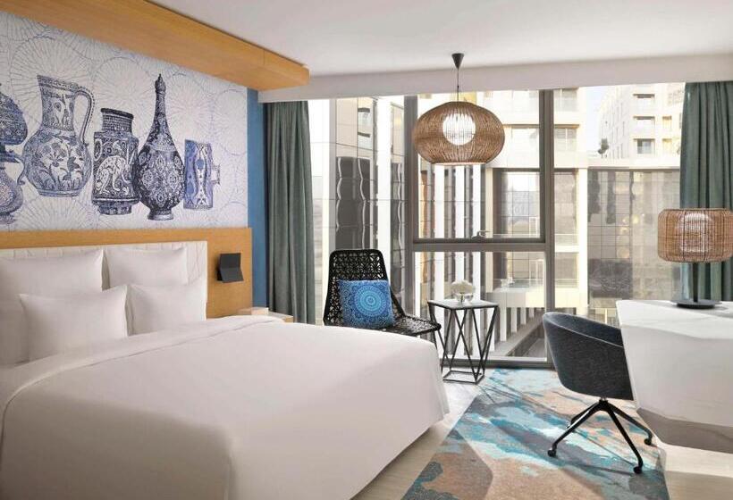 اتاق لوکس با تخت بزرگ, Mövenpick Hotel & Apartments Ghala Muscat