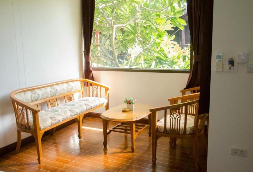 수피리어 룸 가든 전망, Nid's Bungalows