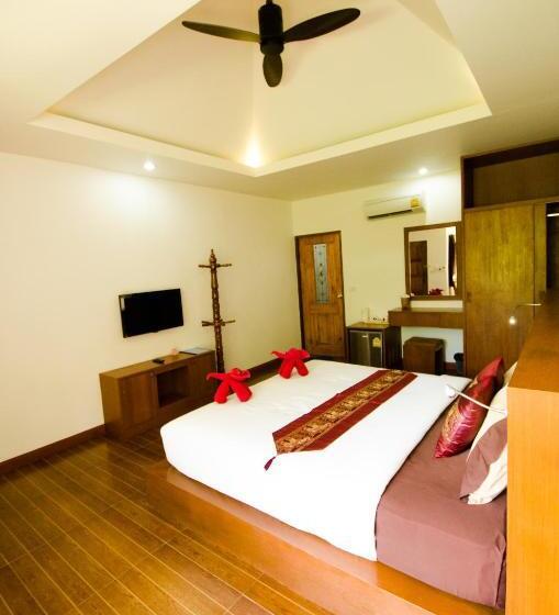 수피리어 룸 가든 전망, Nid's Bungalows