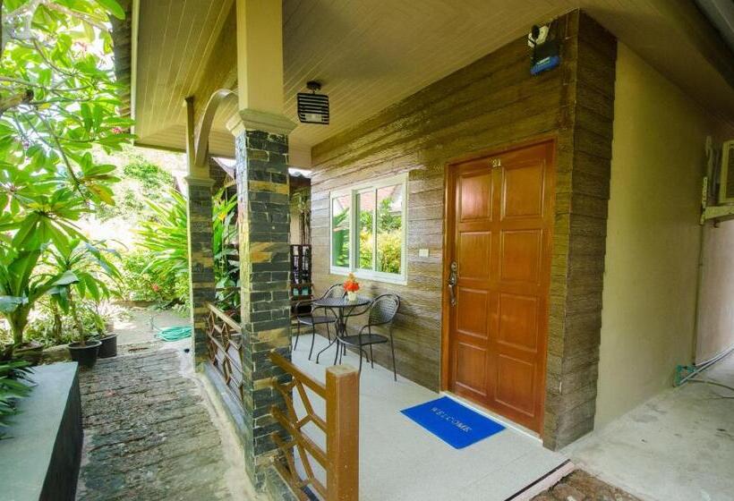 디럭스 룸 가든 전망, Nid's Bungalows