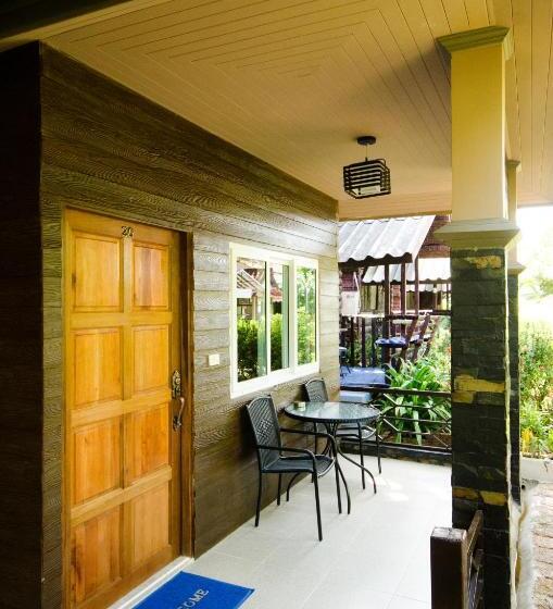 디럭스 룸 가든 전망, Nid's Bungalows