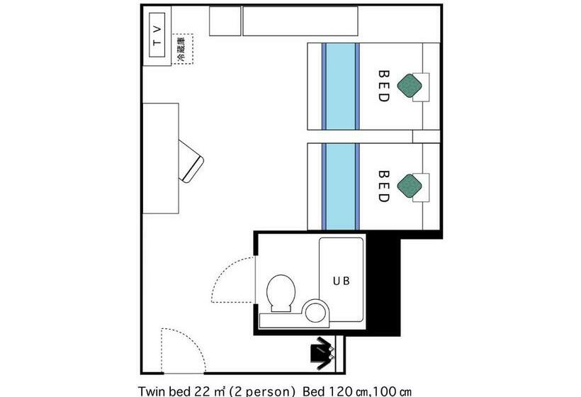 غرفة قياسية, Areaone Sakaiminato Marina