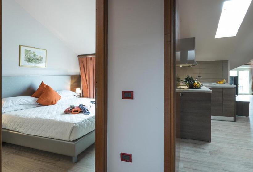 带1个卧室的公寓, Residence Caffé Savona