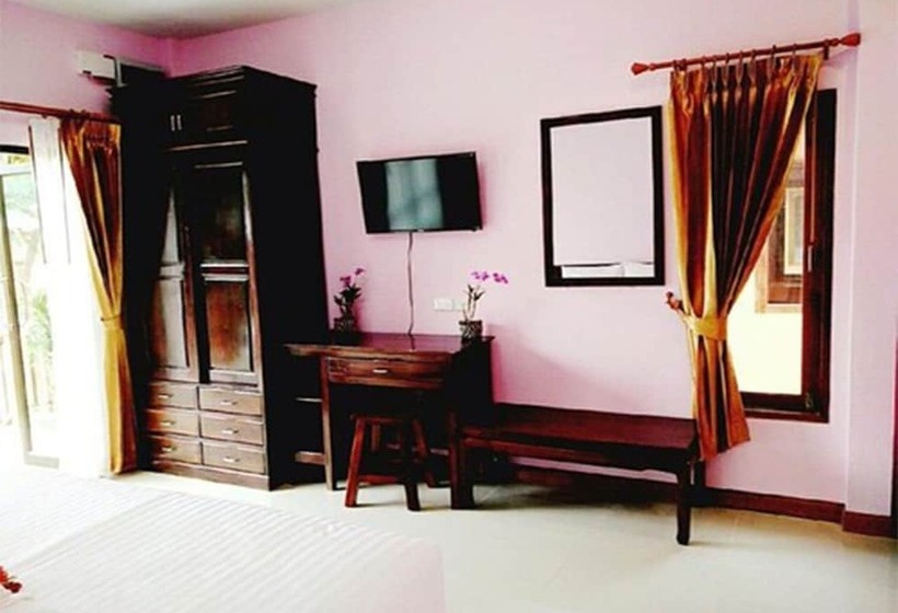 プールの見えるデラックスルーム, Lanta Cottage   Sha Plus