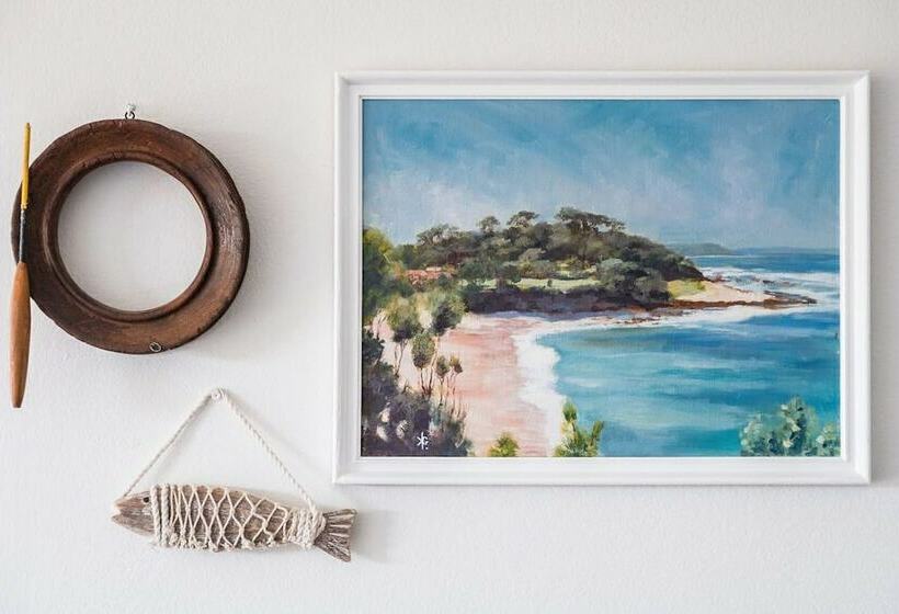 דירת שני חדרים עם מרפת, Mollymook Seascape Motel And Apartments