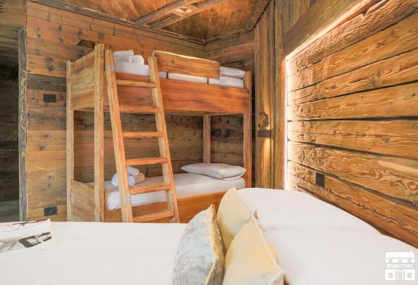 4인용 스탠다드 룸, Chalet Antico Legno By Design Studio