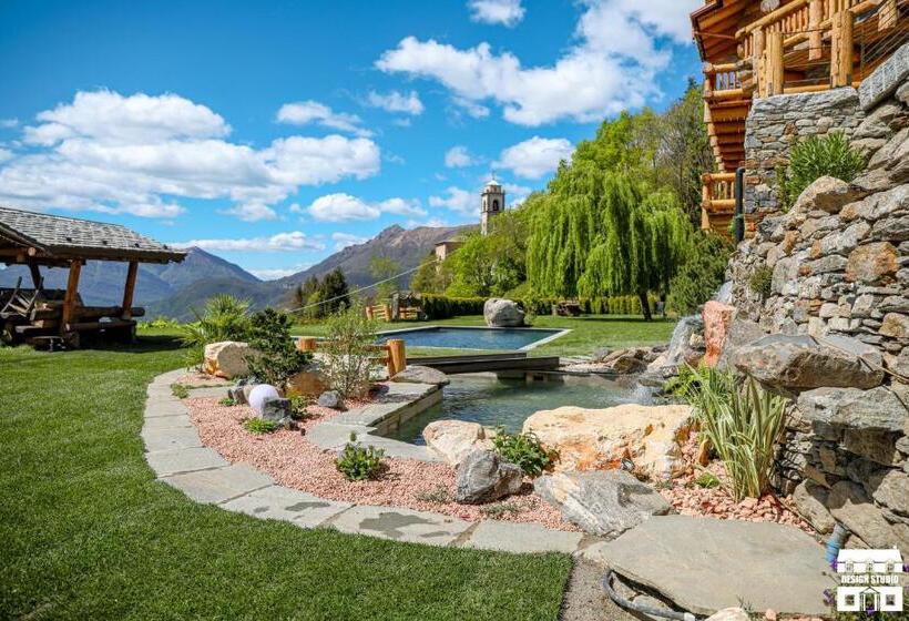 Suite with lake view, Chalet Antico Legno By Design Studio