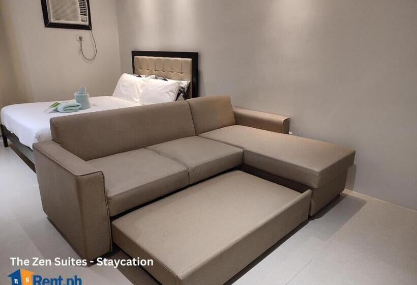 Студия Deluxe, Zen Suites W Free Pool Near Sm City Davao