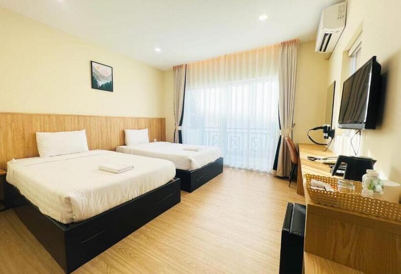 غرفة ديلوكس مطلة على المدينة, Douangchan Plaza