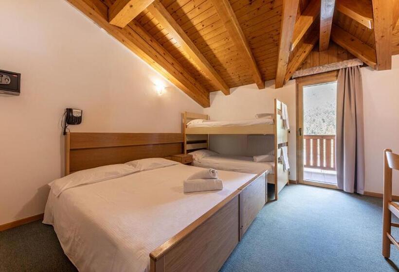 غرفة قياسية رباعية, Laste