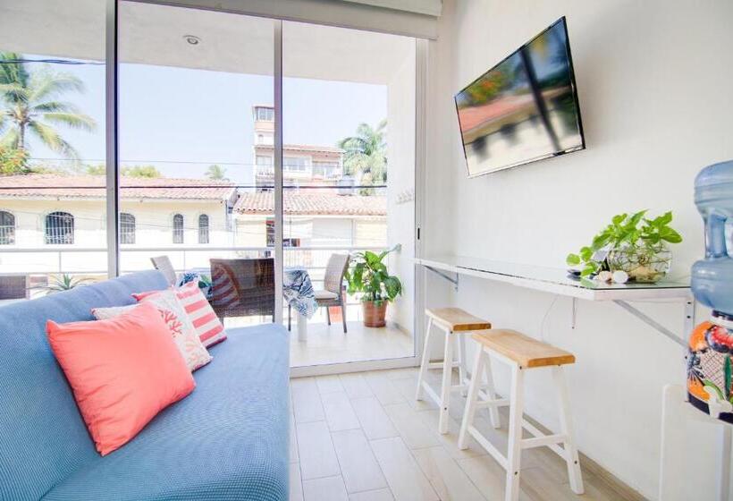 バルコニー付きスタンダードステューディオ, Maravilla Suites   Bucerias Golden Zone