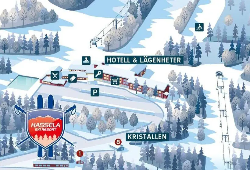 スタンダードルーム, Hassela Ski Resort