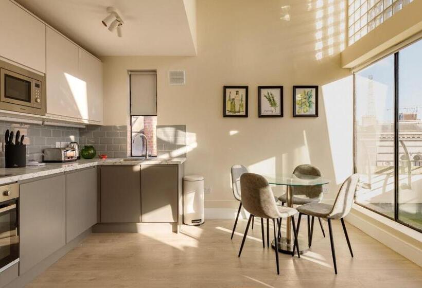 1침실 펜트하우스 아파트, Dublin Castle Suites