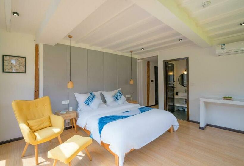 Büyük Çift Kişilik Yataklı Standart Oda, 肇兴溪舍山堂 Creekside Inn