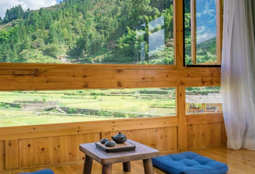 Büyük Çift Kişilik Yataklı Standart Oda, 肇兴溪舍山堂 Creekside Inn